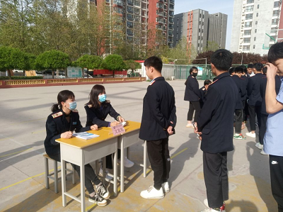 石家莊鐵路職業(yè)技工學校2021春學生會納新現(xiàn)場 學子風采 第1張